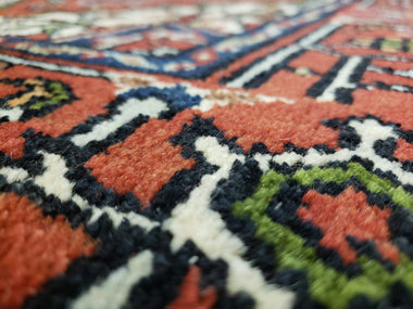 Indian Rug Hand Knotted Oriental Rug Fine Serapi Oriental Rug 3'X5'2