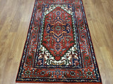 Indian Rug Hand Knotted Oriental Rug Fine Serapi Oriental Rug 3'X5'2