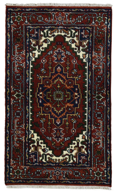 Indian Rug Hand Knotted Oriental Rug Fine Serapi Oriental Rug 3'X5'2