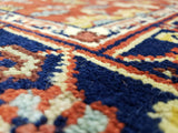 Indian Rug Hand Knotted Oriental Rug Fine Serapi Oriental Rug 4'x6'