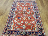 Indian Rug Hand Knotted Oriental Rug Fine Serapi Oriental Rug 4'x6'