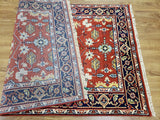 Indian Rug Hand Knotted Oriental Rug Fine Serapi Oriental Rug 4'x6'