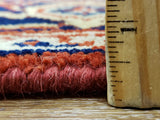 Indian Rug Hand Knotted Oriental Rug Fine Serapi Oriental Rug 4'x6'