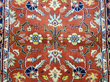 Indian Rug Hand Knotted Oriental Rug Fine Serapi Oriental Rug 4'x6'