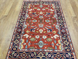 Indian Rug Hand Knotted Oriental Rug Fine Serapi Oriental Rug 4'x6'