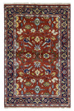 Indian Rug Hand Knotted Oriental Rug Fine Serapi Oriental Rug 4'x6'