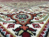 Indian Rug Hand Knotted Oriental Rug Fine Silk Mahi Tabriz Oriental Rug 6'4x9'9