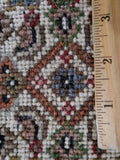 Indian Rug Hand Knotted Oriental Rug Fine Silk Tabriz Oriental Runner Rug 2'7x8'4
