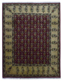 Indian Rug Hand Knotted Oriental Rug Fine Soft Oriental Tabriz Rug 8'1 X 10'3