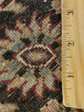 Indian Rug Hand Knotted Oriental Rug Fine Tabriz Oriental Round Rug 5'1X5'1