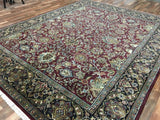 Indian Rug Hand Knotted Oriental Rug Fine Tabriz Oriental Rug 8'X10'3