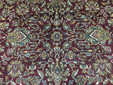 Indian Rug Hand Knotted Oriental Rug Fine Tabriz Oriental Rug 8'X10'3