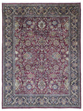 Indian Rug Hand Knotted Oriental Rug Fine Tabriz Oriental Rug 8'X10'3