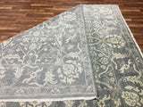 Indian Rug Hand Knotted Oriental Rug Fine Turkish Knot Oushak Oriental Area Rug 8'X9'8