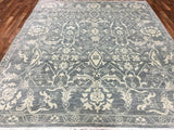 Indian Rug Hand Knotted Oriental Rug Fine Turkish Knot Oushak Oriental Area Rug 8'X9'8