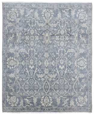 Indian Rug Hand Knotted Oriental Rug Fine Turkish Knot Oushak Oriental Area Rug 8'X9'8