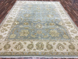 Indian Rug Hand Knotted Oriental Rug Fine Venetian Collection Peshawar Rug 8'10x12'