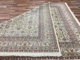 Indian Rug Hand Knotted Oriental Rug Fine Veramin Area Rug 7'10x9'10