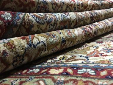 Indian Rug Hand Knotted Oriental Rug Fine Veramin Area Rug 7'10x9'10