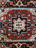 Indian Rug Hand Knotted Oriental Rug Heriz Oriental Area Rug 2'X3'