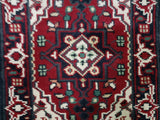 Indian Rug Hand Knotted Oriental Rug Heriz Oriental Area Rug 2'X3'