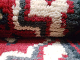 Indian Rug Hand Knotted Oriental Rug Heriz Oriental Area Rug 2'X3'