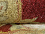 Indian Rug Hand Knotted Oriental Rug Jaipur Oriental Round Rug 8' x 8'