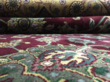 Indian Rug Hand Knotted Oriental Rug Kashan Oriental Rug 8'X10'