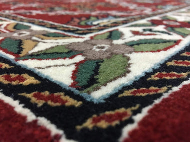 Indian Rug Hand Knotted Oriental Rug Kashan Oriental Runner 3'1x10'