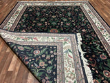 Indian Rug Hand Knotted Oriental Rug Large Fine Kashan Oriental Rug 9'8X13'3