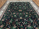 Indian Rug Hand Knotted Oriental Rug Large Fine Kashan Oriental Rug 9'8X13'3