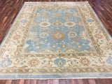 Indian Rug Hand Knotted Oriental Rug Large FIne Oushak Rug 8'2x10'3
