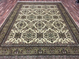 Indian Rug Hand Knotted Oriental Rug Large Fine Peshawar Oriental Rug 8'10X11'1