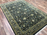 Indian Rug Hand Knotted Oriental Rug Large Fine Tabriz Oriental Rug 6'X9'
