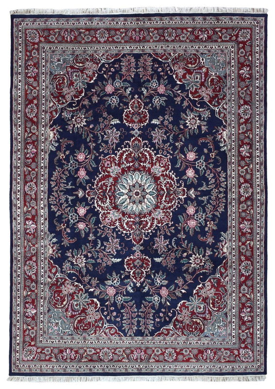 Indian Rug Hand Knotted Oriental Rug Large Fine Tabriz Oriental Rug 9'10X13'9