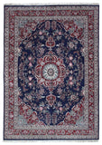 Indian Rug Hand Knotted Oriental Rug Large Fine Tabriz Oriental Rug 9'10X13'9