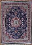 Indian Rug Hand Knotted Oriental Rug Large Fine Tabriz Oriental Rug 9'10X13'9