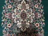 Indian Rug Hand Knotted Oriental Rug Large Kashan Oriental Rug 9'X12'