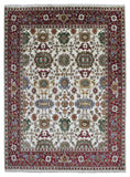 Indian Rug Hand Knotted Oriental Rug Large Mahal Oriental Rug 8'10 x 11'10