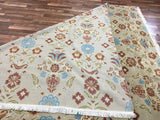 Indian Rug Hand Knotted Oriental Rug Large Oriental Nepali Area Rug 8'4 x 9'9