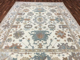 Indian Rug Hand Knotted Oriental Rug Large Oushak Oriental Rug 9'X11'10