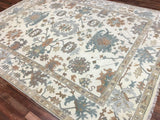 Indian Rug Hand Knotted Oriental Rug Large Oushak Oriental Rug 9'X11'10