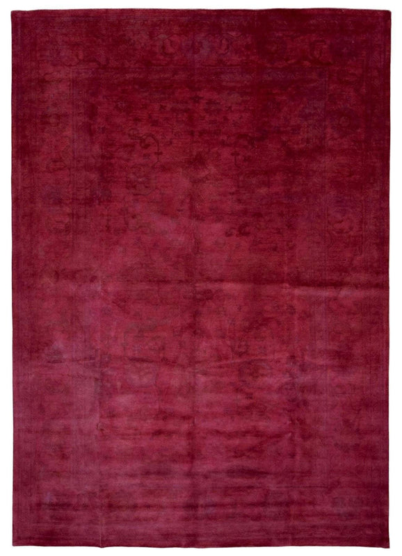 Indian Rug Hand Knotted Oriental Rug Large Overdye Oriental Rug 9'10x13'9