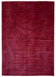 Indian Rug Hand Knotted Oriental Rug Large Overdye Oriental Rug 9'10x13'9