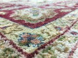 Indian Rug Hand Knotted Oriental Rug Large Peshawar Oriental Rug 6'2X9'5