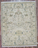 Indian Rug Hand Knotted Oriental Rug Large Peshawar Oriental Rug 8'X10'