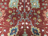 Indian Rug Hand Knotted Oriental Rug Large Rug Chobi Peshawar 7'11X9'