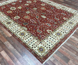 Indian Rug Hand Knotted Oriental Rug Large Rug Chobi Peshawar 7'11X9'