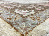 Indian Rug Hand Knotted Oriental Rug Large Rug Chobi Peshawar 8X9'10