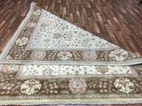 Indian Rug Hand Knotted Oriental Rug Large Rug Chobi Peshawar 8X9'10